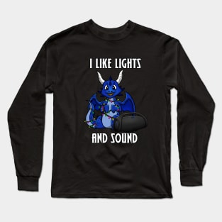 Light and Sound Blue Dragon RGB Lover Long Sleeve T-Shirt